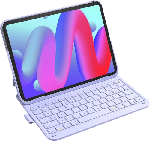 Miniatura 8 de Inateck Funda para iPad de 10ª/11ª generación con teclado, teclado ultraligero con soporte para bolígrafo para iPad de 11ª