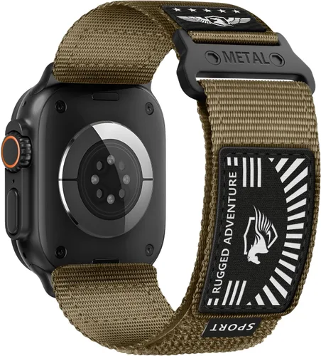 Miniatura 17 de Correa de nylon resistente para Apple Watch para hombres y mujeres de 42 mm, 41 mm, 40 mm, 38 mm, correas de iWatch para hombre, correa deportiva