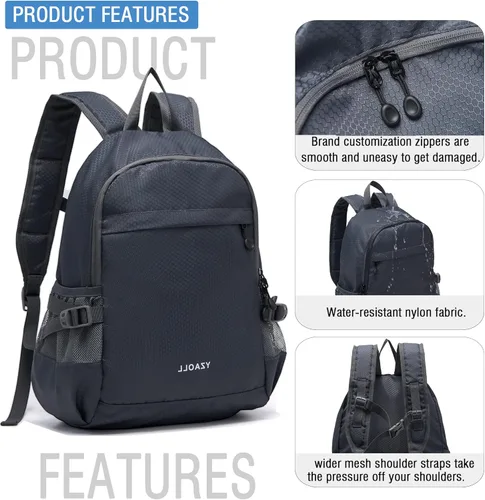 Miniatura 7 de YZAOLL Mochila pequeña de senderismo de 20 litros, mochila ligera para el día, mochila plegable para mujeres y hombres, viajes, camping, vacaciones
