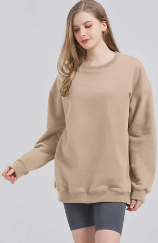 Miniatura 4 de onlylan Cloud - Sudadera de gran tamaño para mujer, cuello redondo, sudadera de moda de otoño 2023, suéteres con capucha