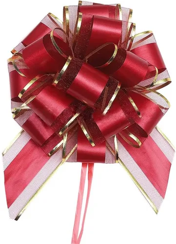 Miniatura 11 de 6 piezas de arcos tirados, arco de regalo de 15 cm, arcos tirados para Navidad, bodas, cestas de San Valentín, baby shower, día de la madre