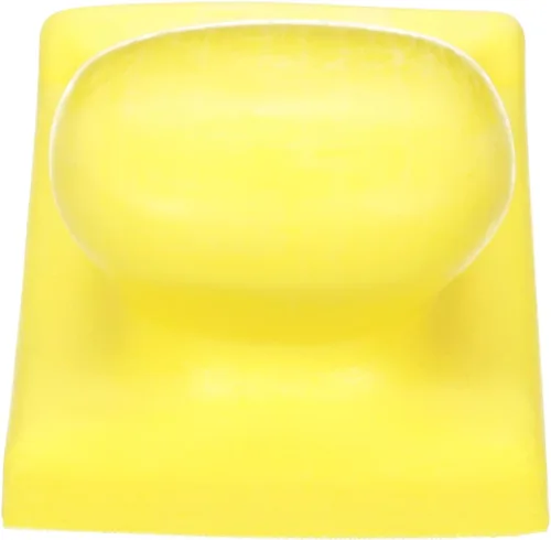 Miniatura 2 de 3M Hookit Bloque de mano suave 05742, 2-3/4 pulgadas x 5 pulgadas, espuma moldeada flexible, de larga duración, amarillo
