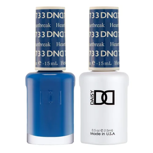 Miniatura 8 de Juego de esmalte de uñas de gel DND, Colección Azul, esmalte de gel UV/LED y laca de uñas de secado al aire, dúo de esmalte sin astillas a juego