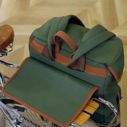 Miniatura 8 de TOURBON - Alforjas de bicicleta 2 en 1 que se convierten en mochila 15L Bicicleta Asiento Trasero Bolsa de Tronco de Almacenamiento de Equipaje