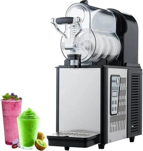 Dispensador comercial de granizado, máquina de cóctel de acero inoxidable para granizados - 7-2?, refrescante delicioso batido de té helado y jugo