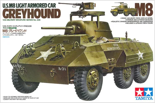 Miniatura 2 de Tamiya Models Coche blindado M8 Greyhound