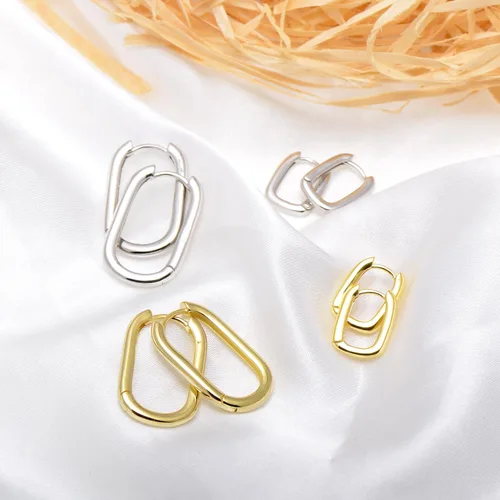 Miniatura 5 de Joseph Brothers Tiny Hoop Sterling Silver Huggie Earrings for Women