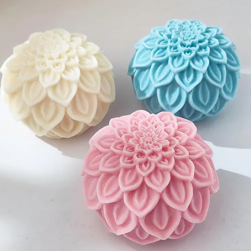 Miniatura 5 de Molde de vela de ardilla, moldes de silicona de fundición de resina para decoración del hogar y fabricación de velas, molde en espiral de onda