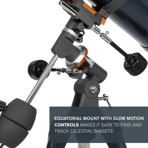 Miniatura 4 de Celestron - Telescopio refractor AstroMaster 90EQ - Telescopio refractor para principiantes - Óptica de vidrio totalmente recubierta - Trípode