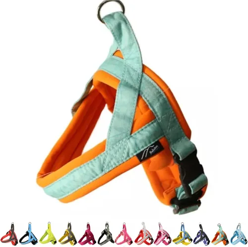Miniatura 15 de Hakusan - Arnés tipo camuflaje para perro, seguro, sin asfixia, difícil de desconectar, gran ajuste, fácil de poner y quitar, ajustable, reflector