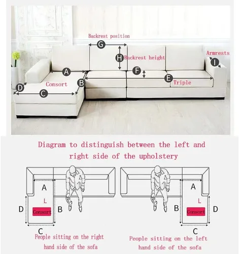 Miniatura 8 de Funda de cojín antideslizante para sofá, protector de muebles, estilo moderno, adecuada para sillón, funda de sofá para sala de estar, funda de Azul