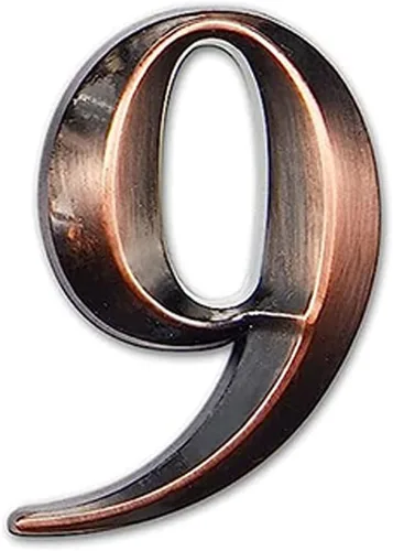 Miniatura 25 de Números de casa para puertas 3D, números de buzón de 3 pulgadas, números del 0 al 9, autoadhesivos, números de puerta de casa, dirección de calle