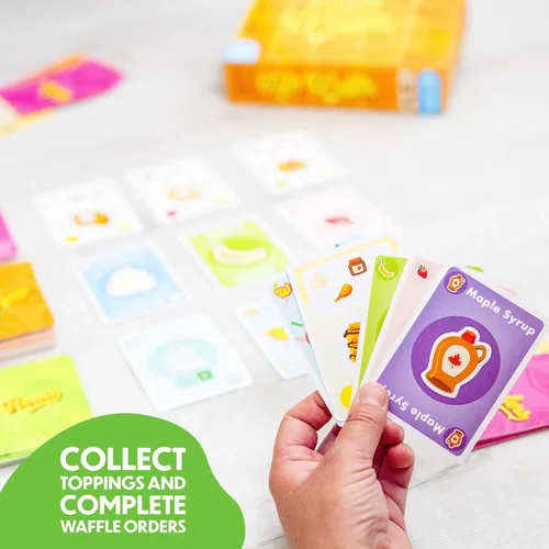 Miniatura 3 de Juego de cartas Top Waffle – Juego maravillosamente delicioso para niños, adolescentes, adultos y noche de juego familiar – Gran regalo para mayores