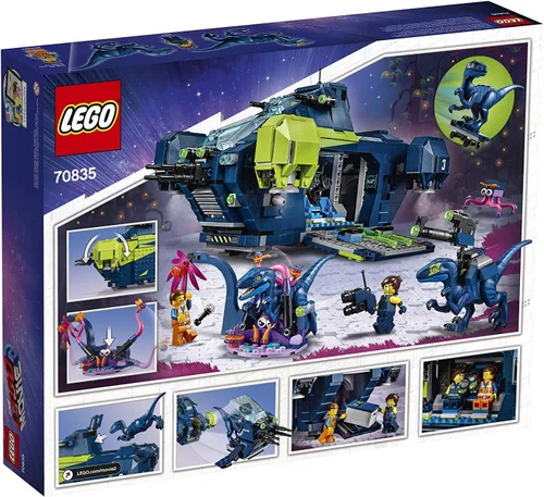 Miniatura 6 de LEGO THE LEGO MOVIE 2 Rex's Rexplorer! 70835 Kit de construcción, juguete de nave espacial con figuras de dinosaurio, 2019 (1172 piezas)