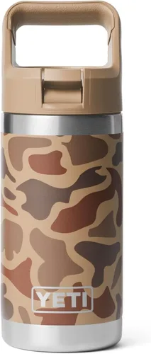 Miniatura 31 de YETI Rambler Jr. - Botella de 12 onzas para niños, con tapa con pajilla Rojo rescate