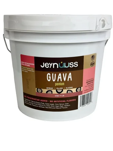 Miniatura 2 de Jeynuuss Premium - Pasta de guayaba y pastelería (11 libras) a granel para hornear, pasteles, donas y empanadas, Kosher y sin gluten, gelatina