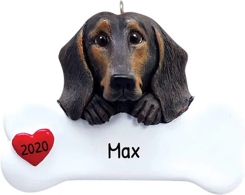 Miniatura 11 de Adornos de Navidad personalizados para perros 2024 – Adornos navideños de hueso de perro Husky para amantes de los perros, adorno de primera Navidad