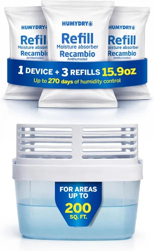 Miniatura 8 de HUMYDRY USA4311803C6 - Recambio de absorción de humedad sin perfume, 15.9 onzas, paquete de 3