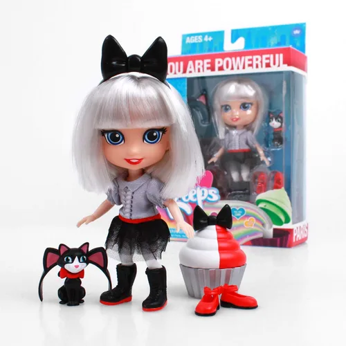 Miniatura 10 de Loyal Subjects - for Keeps Bella Girl with Cupcake Keepsake 5 figura de acción (red)