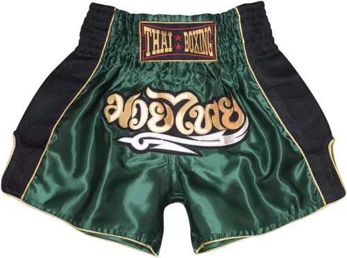 SIAMKICK Pantalones cortos clásicos de Muay Thai para hombres y mujeres, boxeo, kickboxing, alto grado, artes marciales mixtas, ropa de entrenamiento
