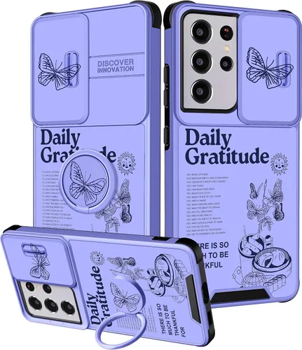 Miniatura 121 de Funermei Funda para teléfono Samsung Galaxy Note 10 Plus – Funda femenina bonita para niñas, diseño inspirador estético con funda para cámara