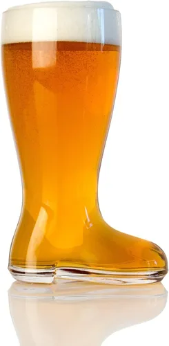 Big Betty Das Boot - Taza de cristal para botas de cerveza para celebración del Oktoberfest, día de San Patricio, despedidas de soltero/despedida de