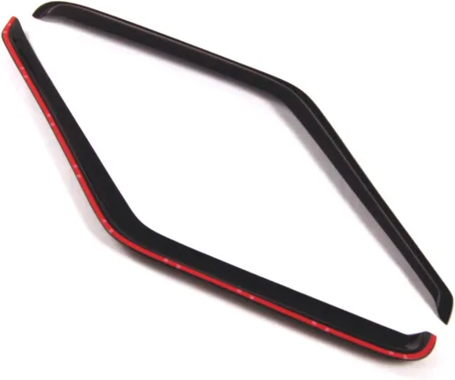 Miniatura 2 de Visor de ventana compatible con Chevrolet S-10 1994-2004, DGWV2-046-2 Deflector de montaje exterior, protector de lluvia, humo oscuro, juego de 2