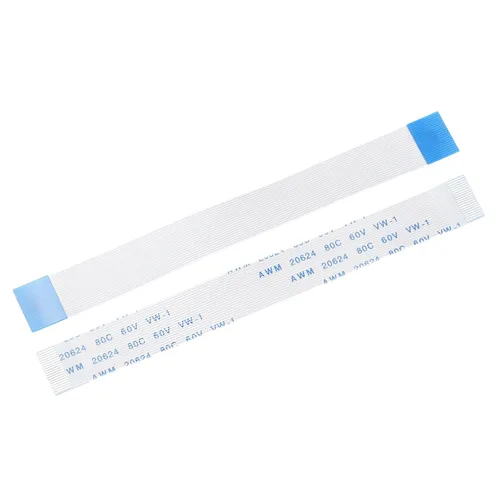 Miniatura 22 de uxcell Cable plano flexible, 10 pines de 0.020 in de paso de 5.906 in FPC FFC cable de cinta flexible para TV LCD, reproductor de DVD, laptop, 5