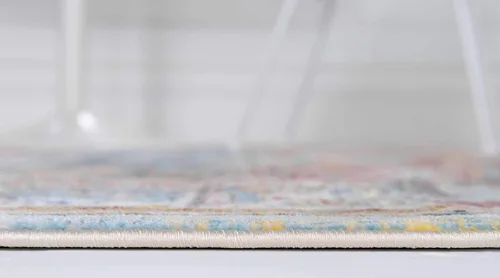 Miniatura 4 de Unique Loom Baracoa Collection - Alfombra Miramar (2' 2" x 3' 1", Celeste/Azul)