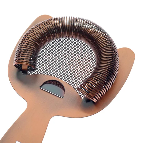 Miniatura 6 de Barfly Colador de resorte de malla fina, cobre antiguo