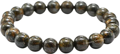 Miniatura 823 de Amazing Gemstone Pulsera de cristal para mujeres y hombres, pulsera de cristal curativo de protección, pulsera elástica con cuentas de piedras