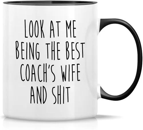 Miniatura 12 de Retreez - Taza divertida con texto en inglés "Once in A While Someone Amazing Comes Along", 325 ml, tazas de café de cerámica, regalos de cumpleaños