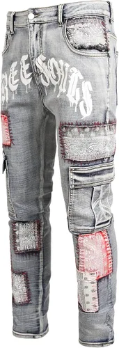 Miniatura 194 de Enrica Pantalones vaqueros estampados casuales para hombre