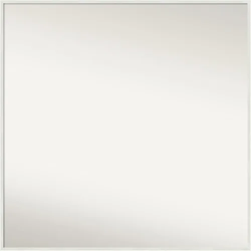 Miniatura 499 de Amanti Art Espejo de baño blanco para sobre el fregadero, 32 x 45 pulgadas, espejo de tocador rectangular blanco esbelto, marco de madera moderno