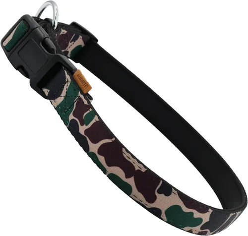 Miniatura 30 de Collar de perro, bonito patrón floral, collar suave y ajustable con hebilla de liberación rápida (S (cuello 11-18 pulgadas, ancho 5/8 pulgadas)