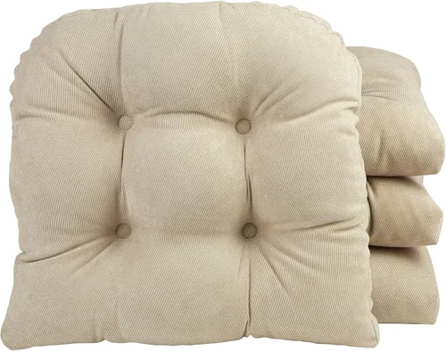 Miniatura 32 de Klear Vu Gripper Overstuffed - Cojines universales antideslizantes para silla de comedor para decoración de cocina o uso de oficina, almohadilla