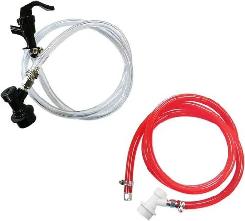 Línea de bloqueo de bolas de cerveza – LUCKEG Brand Ball Lock Línea de cerveza Conjunto y bloqueo de bola de gas para elaboración de vino