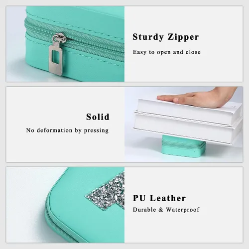 Miniatura 3 de Regalos personalizados para mujeres, joyero de viaje pequeño, organizador de joyería, regalo de cumpleaños personalizado, para mujeres