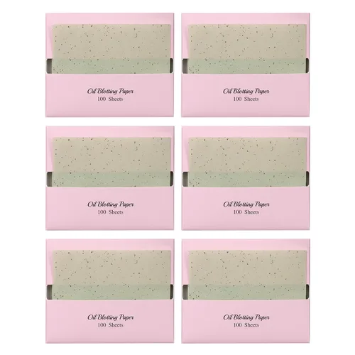Miniatura 17 de [100 unidades + estuche de espejo] Hojas de secado de aceite de carbón de bambú natural para cara coreana con estuche de espejo