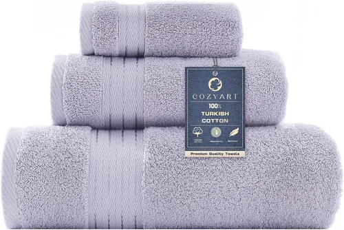 Miniatura 18 de COZYART - Juego de 3 toallas de baño de algodón, color naranja quemado, grandes y gruesas, 19.17 oz/yd², incluye 1 toalla de baño, 1 toalla de mano