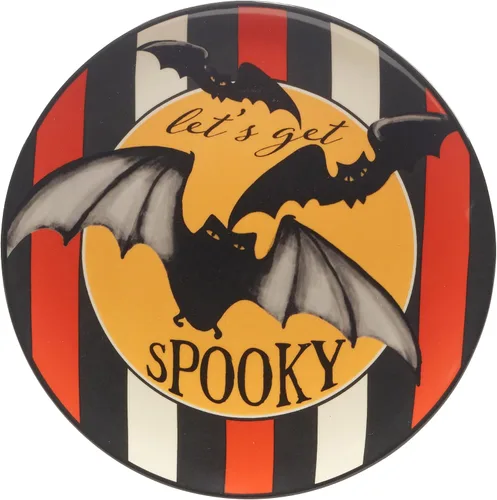 Miniatura 5 de Certified International Spooky Halloween - Plato de ensalada/postre de 8.75 pulgadas, multicolor, mediano, juego de 4