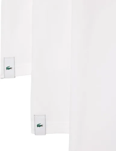 Miniatura 4 de Lacoste Camiseta interior de cuello redondo 100% algodón de ajuste regular para hombre, paquete de 3