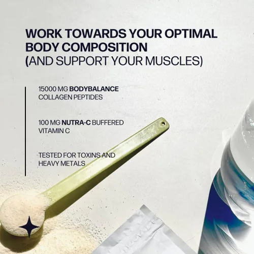 Miniatura 4 de Sparkle Wellness BODYBALANCE Péptidos de colágeno bioactivos Suplemento de colágeno en polvo con péptidos de colágeno hidrolizados y vitamina C