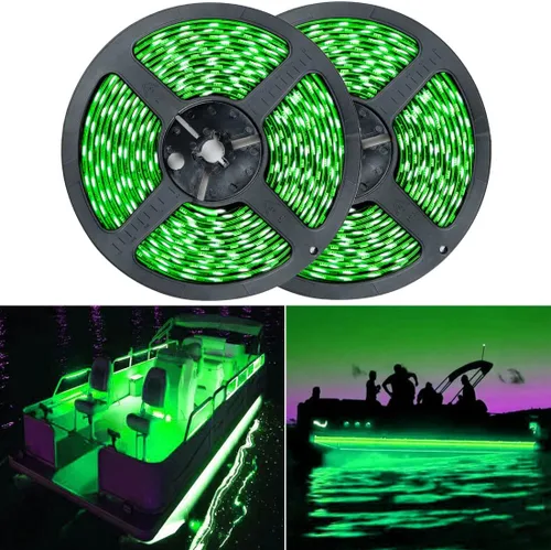 Seaponer - Tira de luces LED marina para pontones, lanchas, veleros, kayaks, iluminación flexible para decoración, luz interior de cortesía, noche