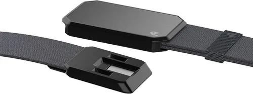 Miniatura 3 de Groove Life - Cinturón de nailon elástico para hombre con hebilla magnética de aluminio