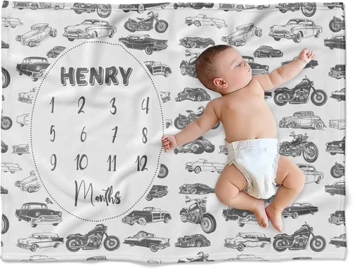 Miniatura 10 de Manta de golf personalizada para bebé, manta deportiva para bebé niño con nombre, manta de bebé con monograma Carrito de golf