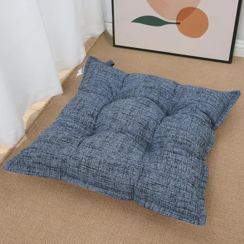 Miniatura 23 de SINSOSSO - Almohadas de suelo grandes de 22 pulgadas, de espuma viscoelástica, cuadradas, antideslizantes, para respaldo de oficina, yoga, asiento