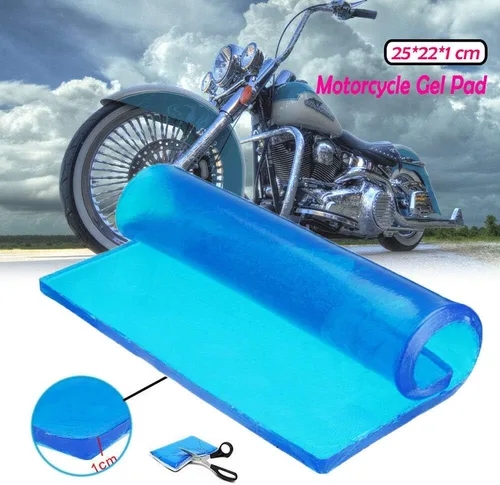 Miniatura 4 de Almohadilla de Gel para Asiento de Moto, Almohadilla de Asiento, Alfombrillas de Absorción de Choques, Reduce la Fatiga, Cómoda y Suave, Almohadilla