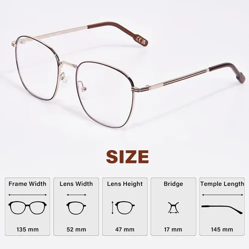Miniatura 5 de Lentes de bloqueo de luz azul de metal para mujeres y hombres, anteojos cuadrados para computadora, antifatiga ocular y protección UV