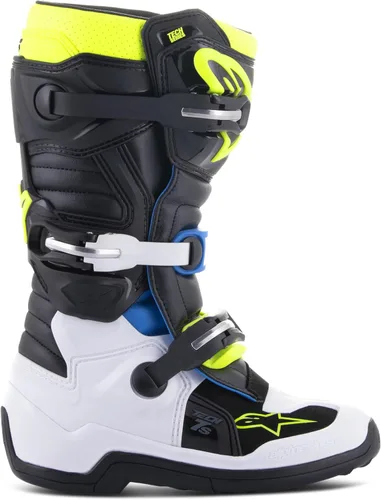 Miniatura 10 de Alpinestars Botas Tech 7S Unisex Juveniles Negro/Plata/Blanco/Oro